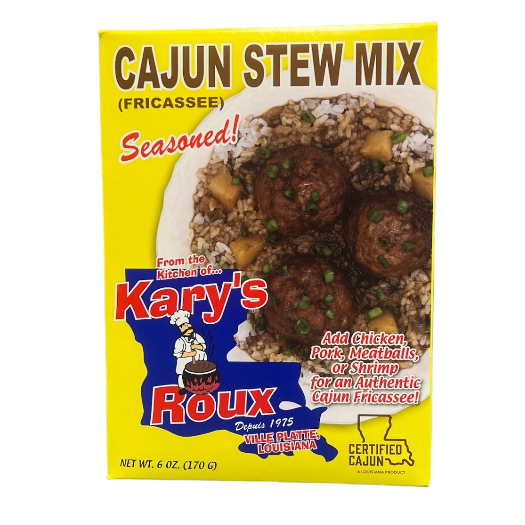 Kary's Cajun Stew (Fricassee) Mix, 6 oz. Kary's Roux
