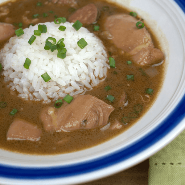 CHICKEN AND SAUSAGE GUMBO