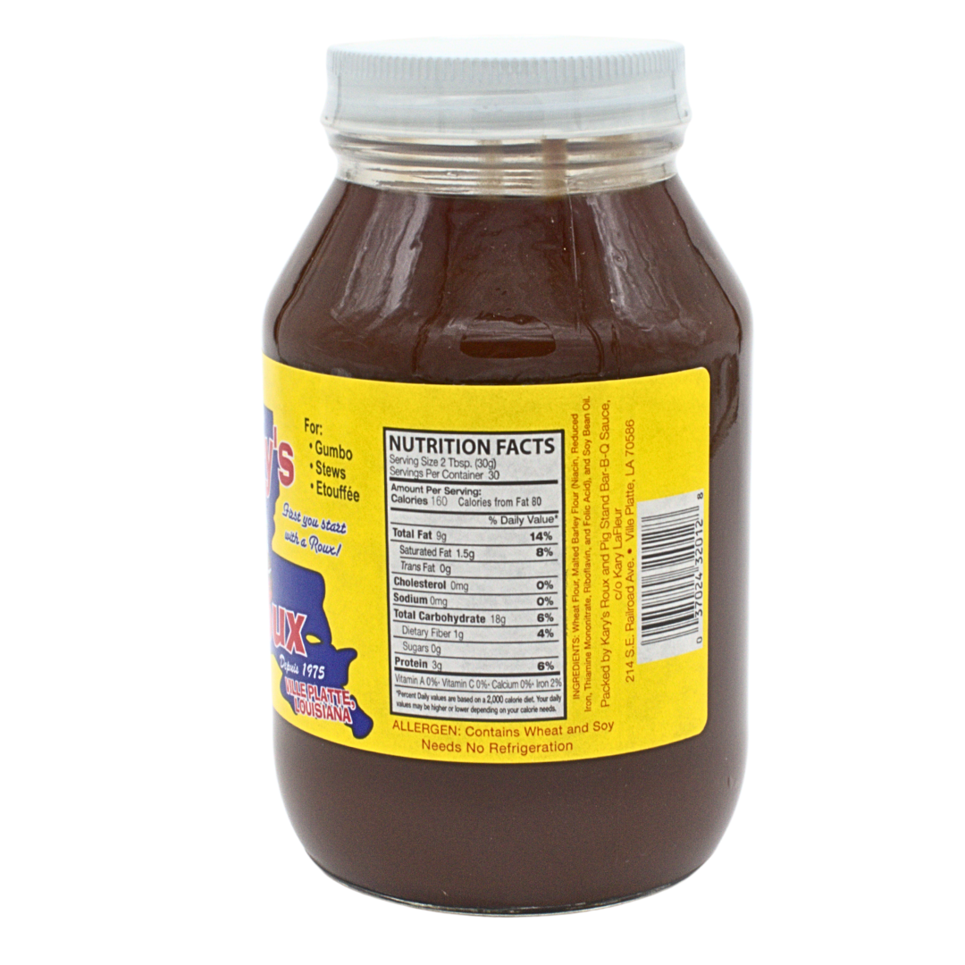 Packet Dark Roux Kary's Original Dark Roux, 32 oz. – Kary's Roux