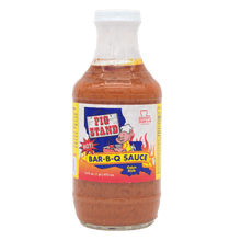 Load image into Gallery viewer, Pig Stand “HOT” Bar-B-Que Sauce, 16 oz.
